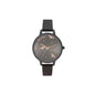 Olivia Burton Black Leather Watch