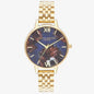 Olivia Burton Gold Steel Watch