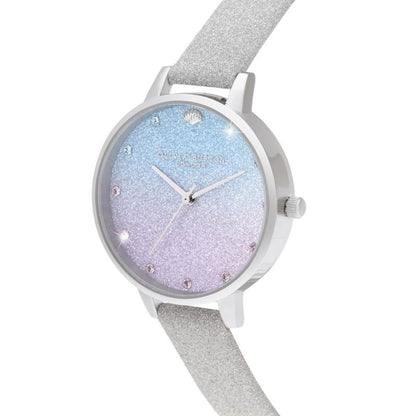 Olivia Burton Gray Synthetic Leather Watch