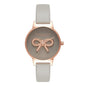 Olivia Burton Gray Synthetic Leather Watch