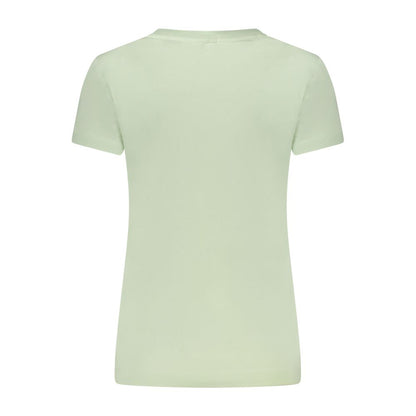 Guess Jeans Green Cotton Tops & T-Shirt