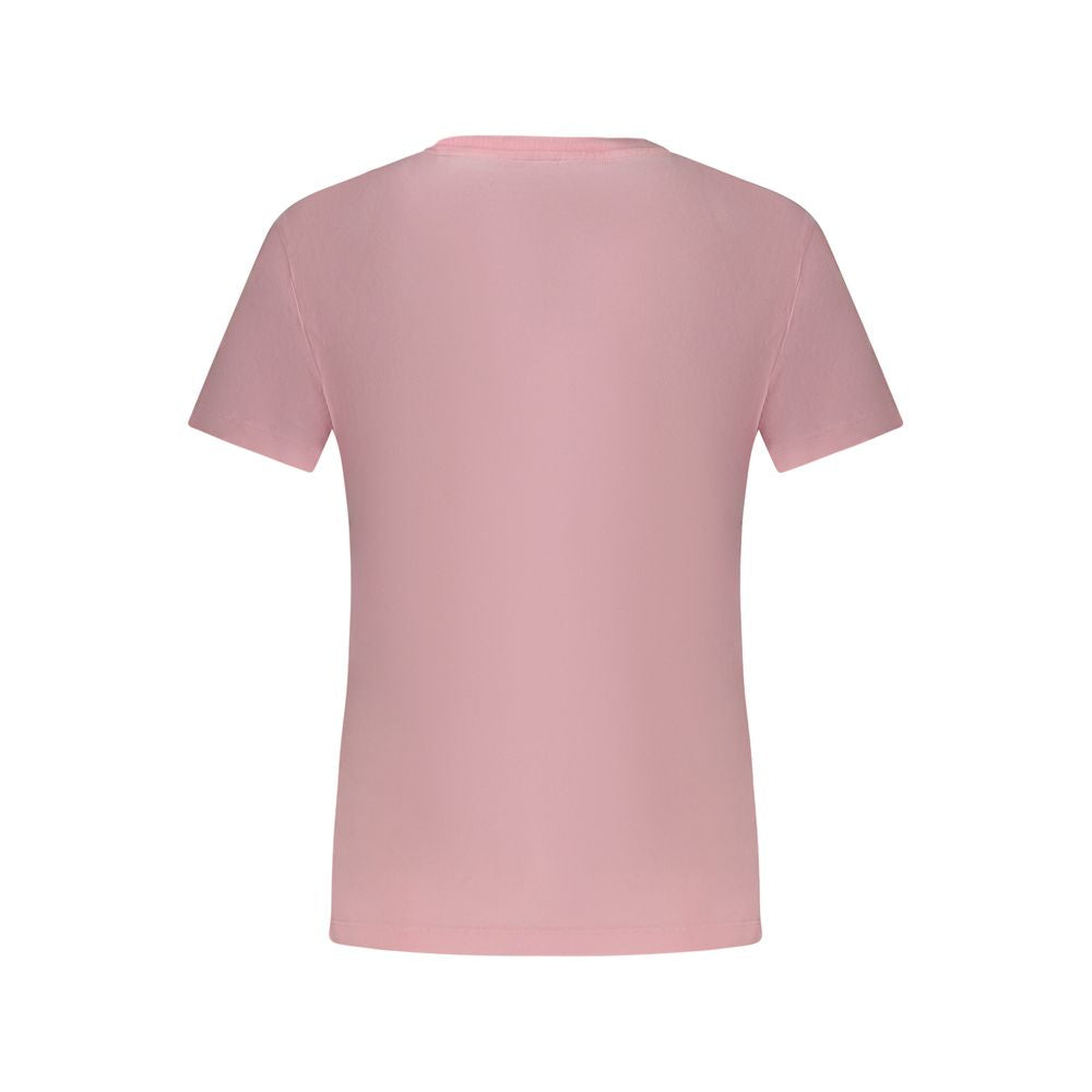 Guess Jeans Pink Cotton Tops & T-Shirt