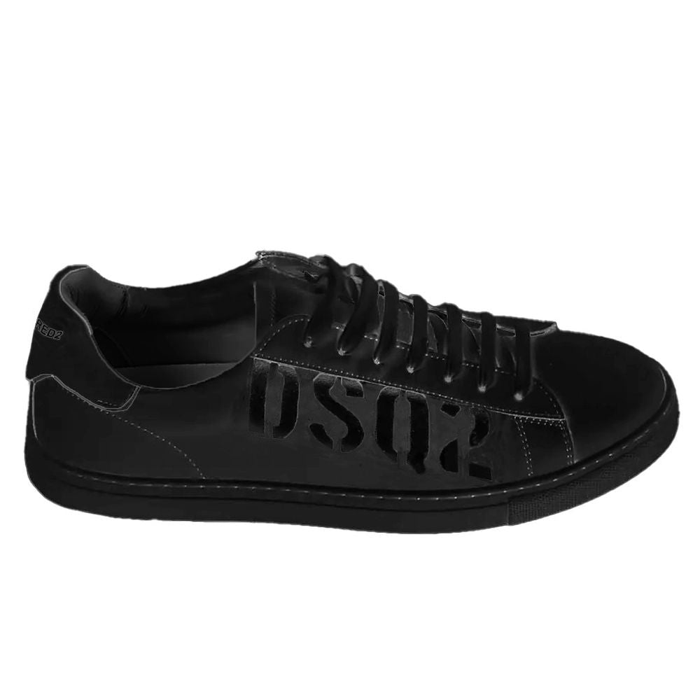 Dsquared² Black Leather Di Calfskin Sneaker