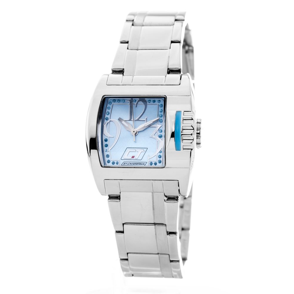 Chronotech Silver Steel Watch