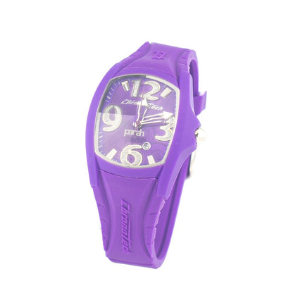 Chronotech Purple Rubber Watch