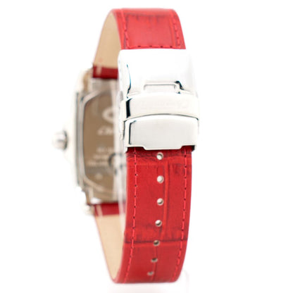 Chronotech Red Leather Watch