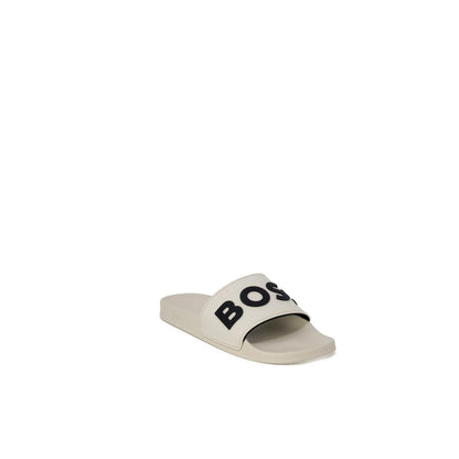 Hugo Boss White Polyethylene Sandal