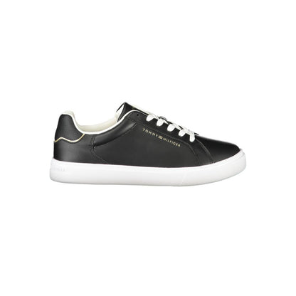 Tommy Hilfiger Black Polyester Sneaker