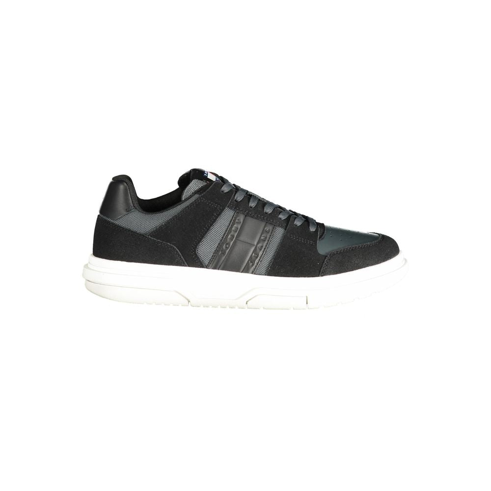 Tommy Hilfiger Black Polyester Sneaker