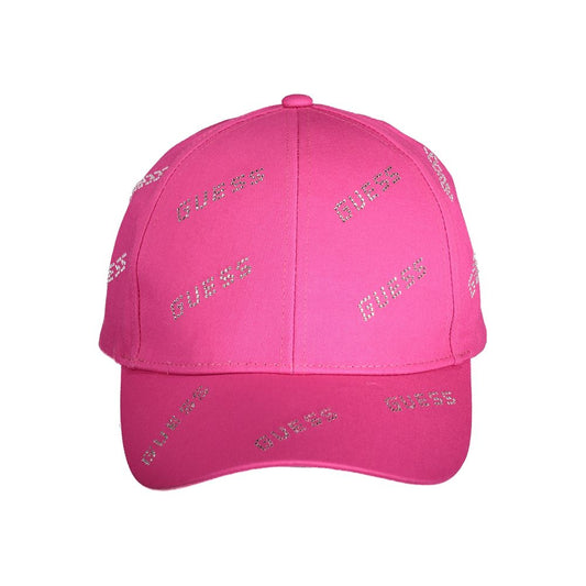 Guess Jeans Pink Cotton Hat