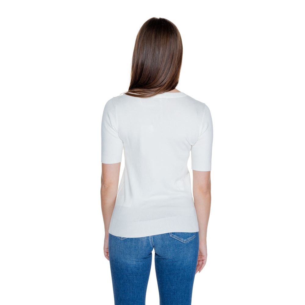 Guess White Viscose Tops & T-Shirt