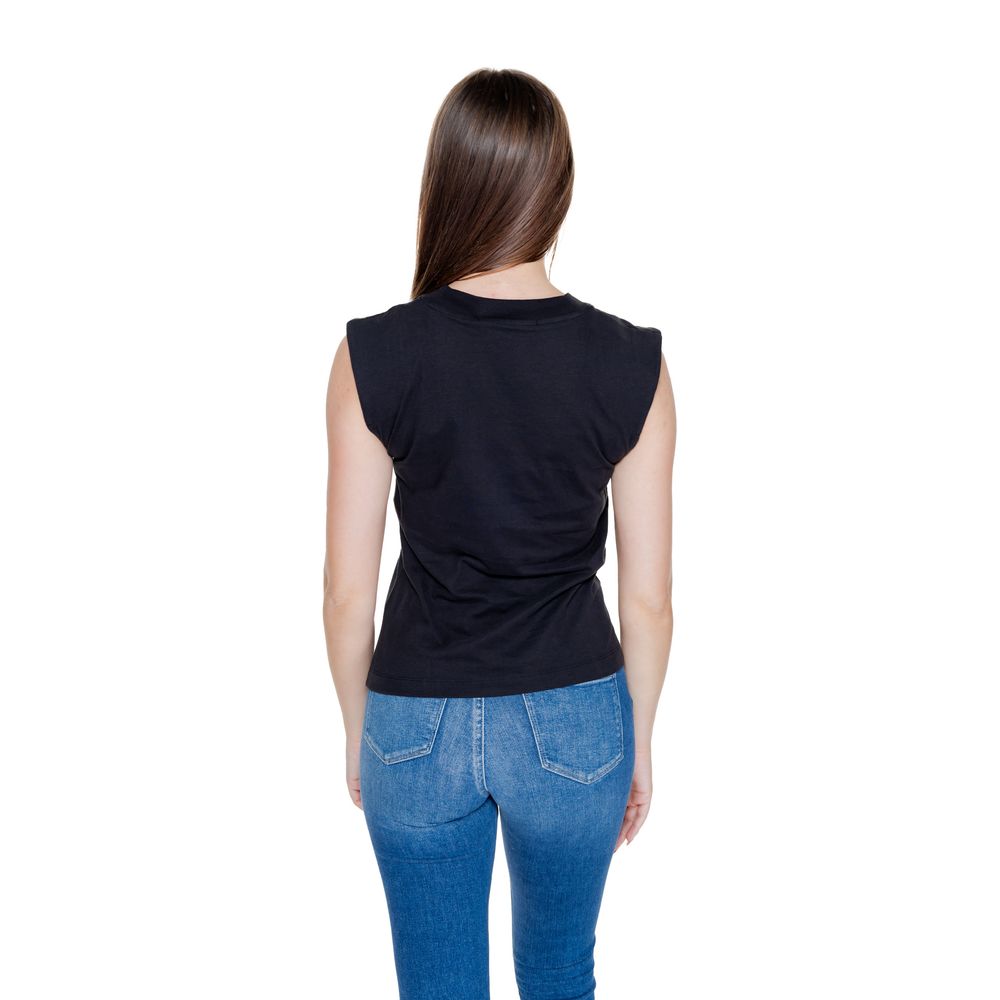 Calvin Klein Jeans Black Cotton Tops & T-Shirt