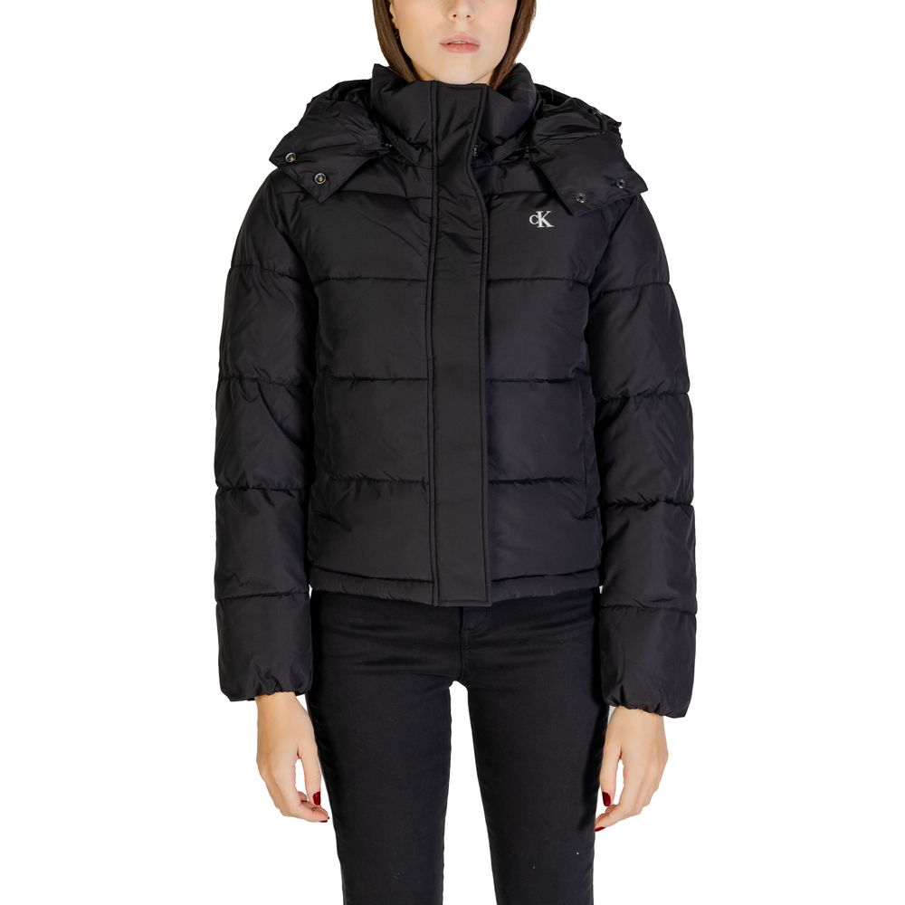 Calvin Klein Jeans Black Recycled Polyester Jackets & Coat