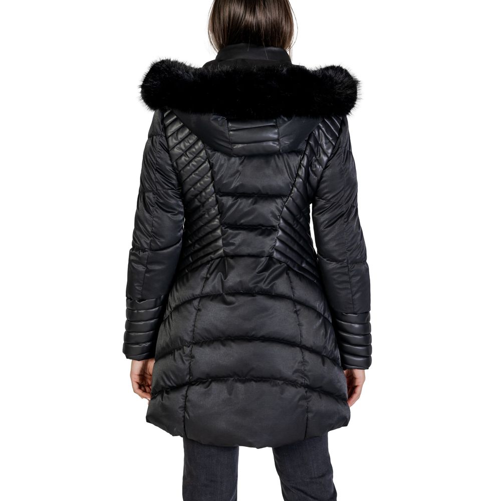 Guess Black Polyethylene Jackets & Coat