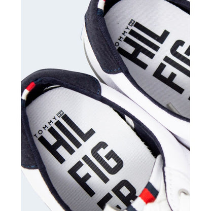 Tommy Hilfiger White Cotton Sneaker