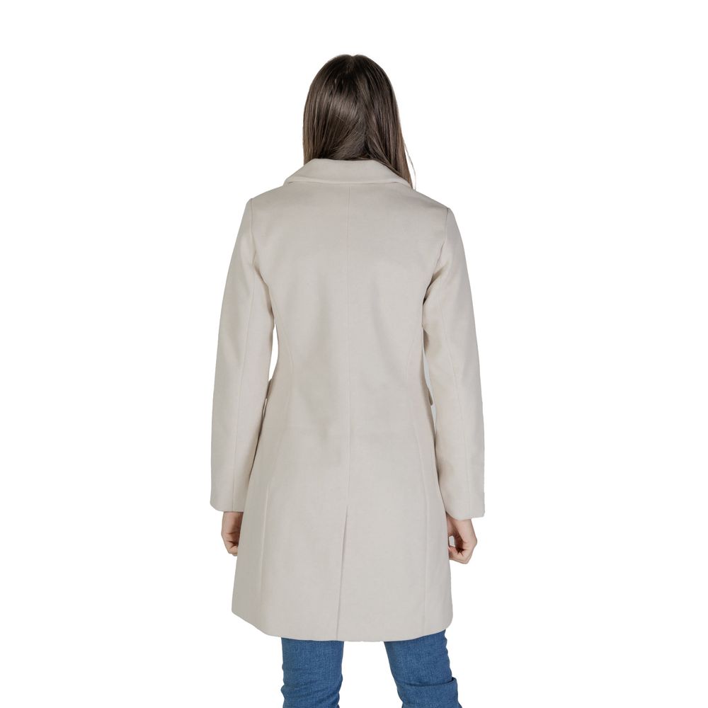 Only Beige Polyester Jackets & Coat