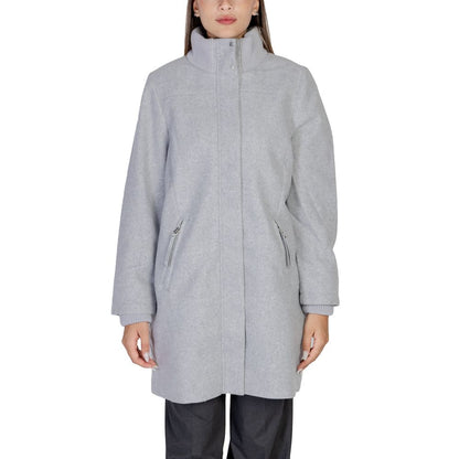 Street One Gray Polyester Jackets & Coat