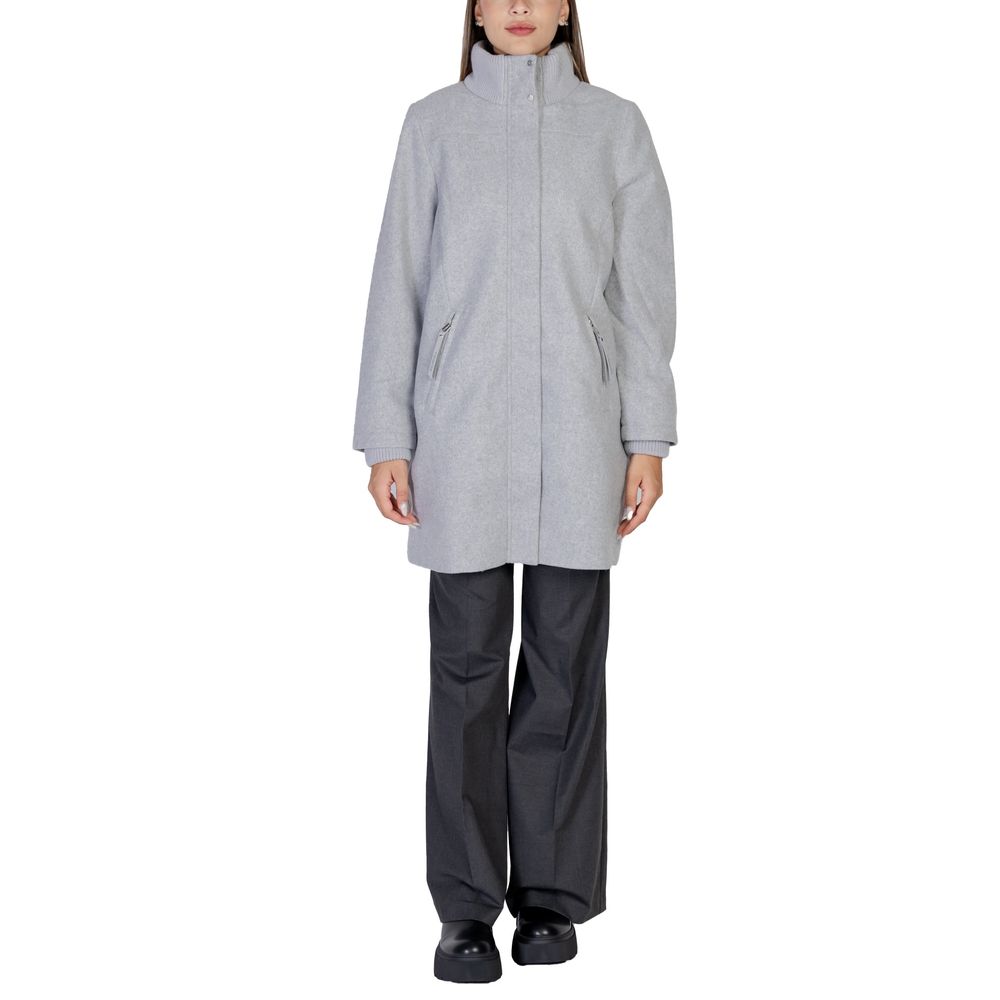 Street One Gray Polyester Jackets & Coat