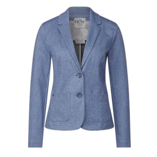 Street One Blue Polyester Suits & Blazer