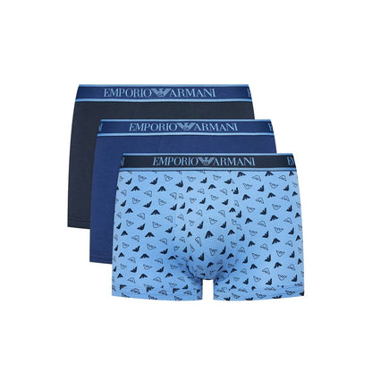 Emporio Armani Underwear Blue Cotton Underwear