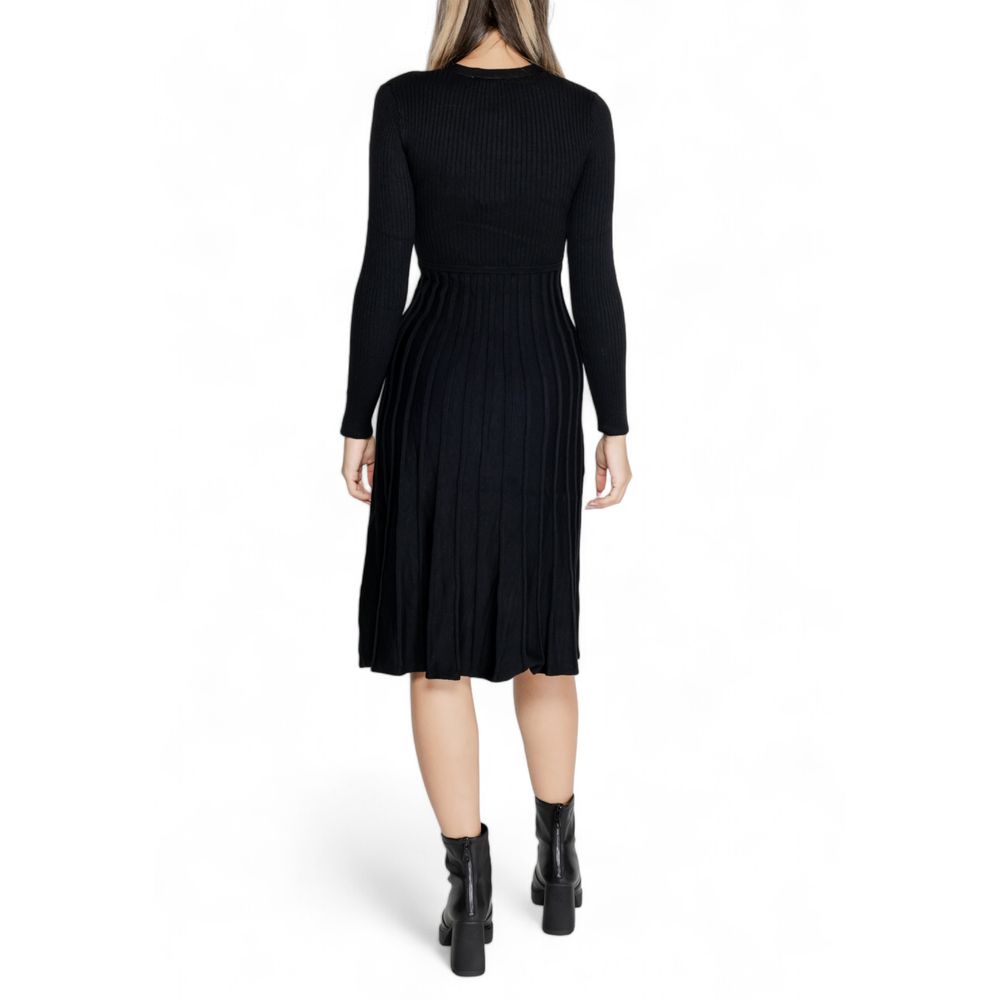 Morgan De Toi Black Polyester Dress