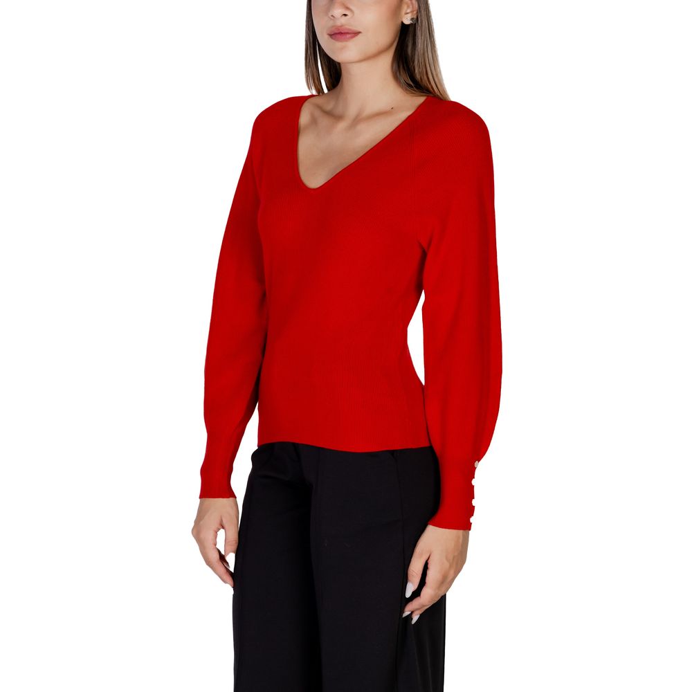 Morgan De Toi Red Viscose Tops & T-Shirt