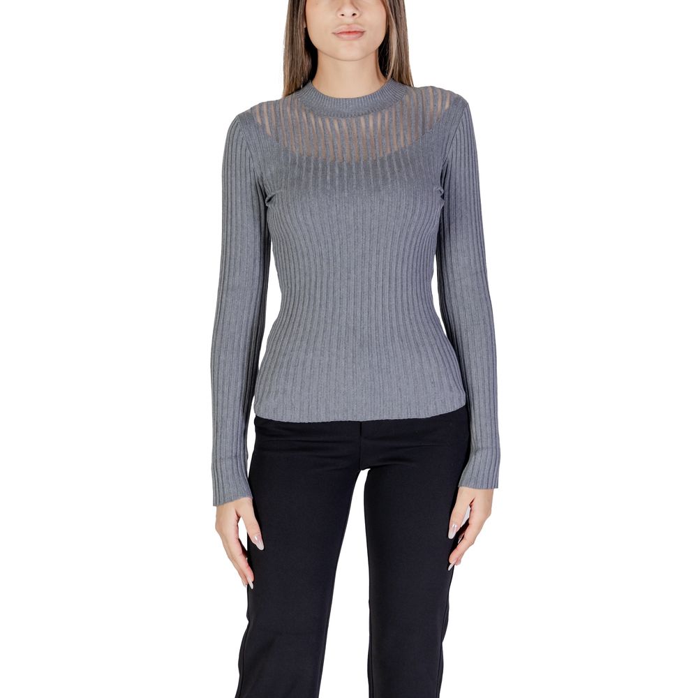 Morgan De Toi Gray Viscose Tops & T-Shirt