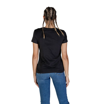 Guess Active Black Cotton Tops & T-Shirt