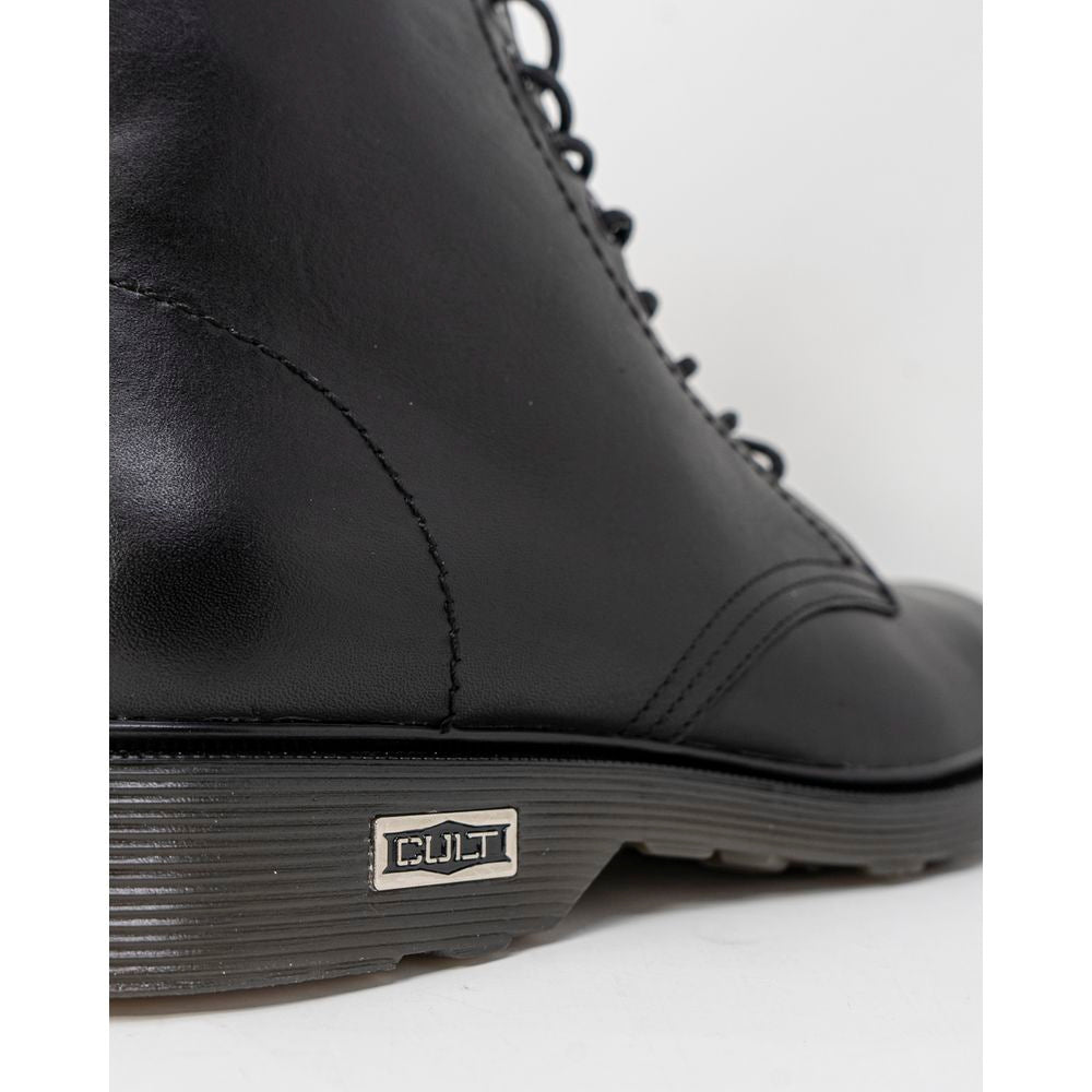 Cult Black Leather Boot