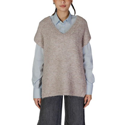 Vero Moda Beige Recycled Polyester Sweater