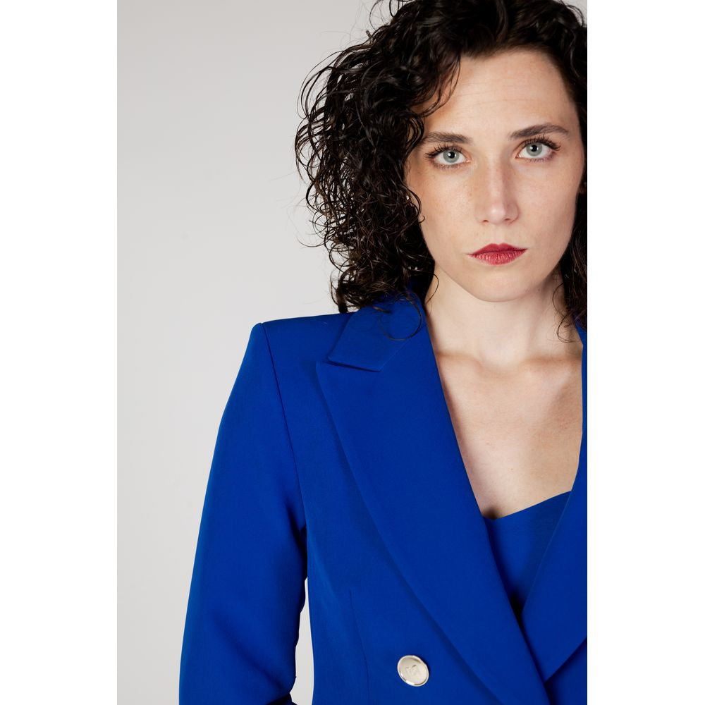 Rinascimento Blue Polyester Suits & Blazer