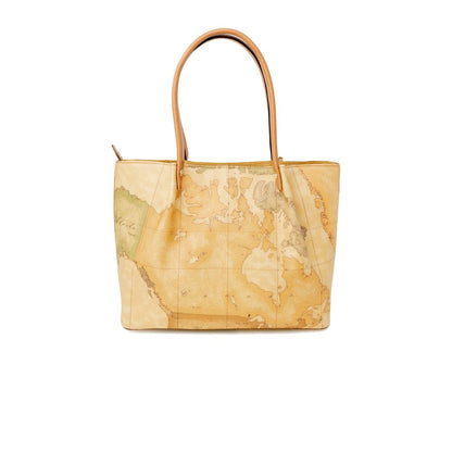 Alviero Martini Prima Classe Beige Leather Handbag