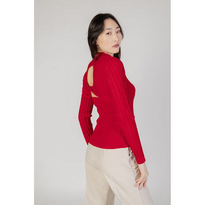 Morgan De Toi Red Viscose Tops & T-Shirt