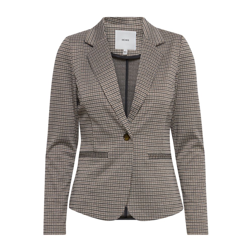 ICHI Beige Polyester Suits & Blazer