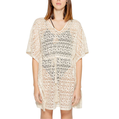 Vero Moda Beige Polyester Dress