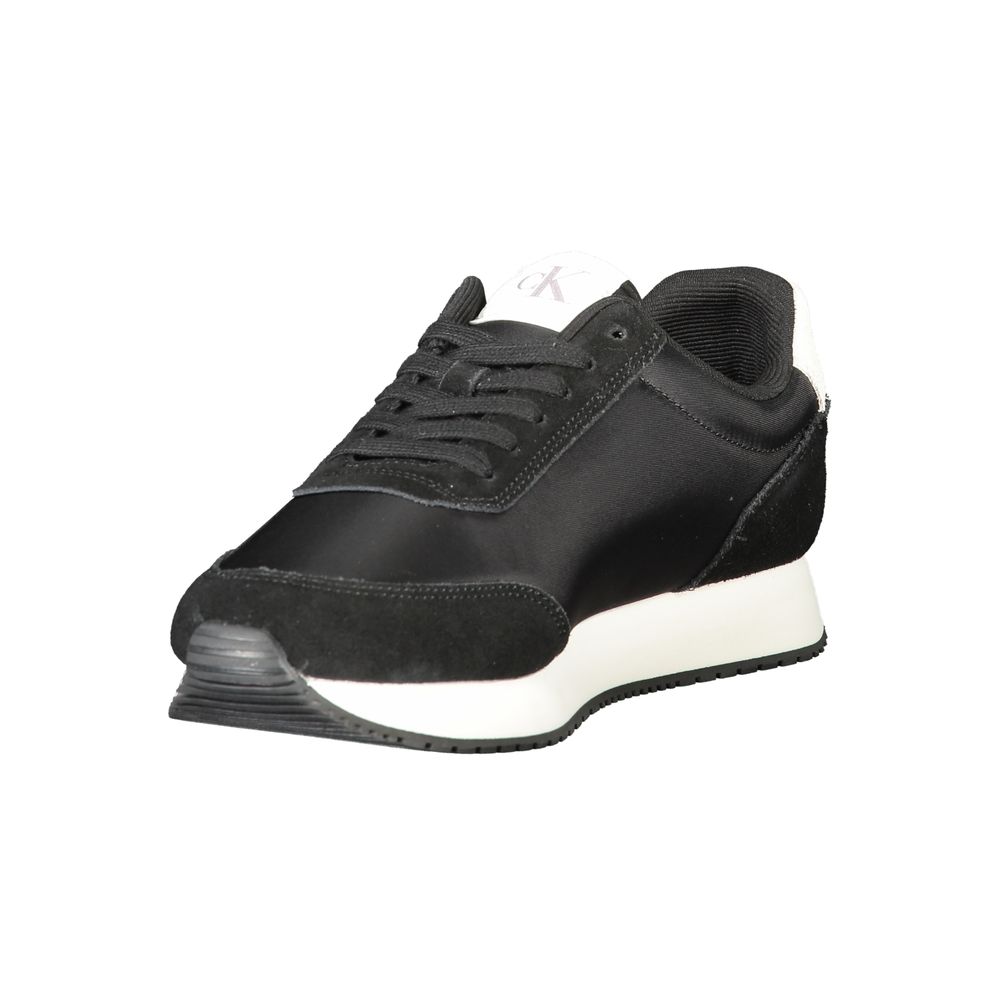 Calvin Klein Black Polyester Sneaker