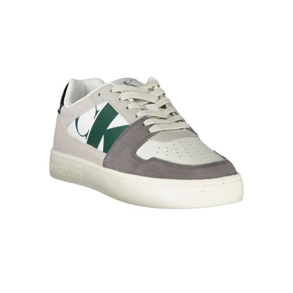 Calvin Klein White Polyester Sneaker