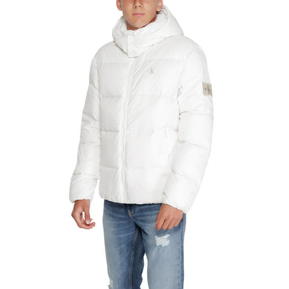 Calvin Klein Jeans White Polyamide Jacket