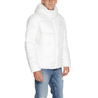 Calvin Klein Jeans White Polyamide Jacket