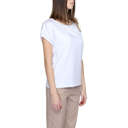 Alviero Martini Prima Classe White Cotton Tops & T-Shirt