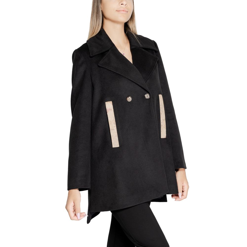 Alviero Martini Prima Classe Black Polyester Jackets & Coat