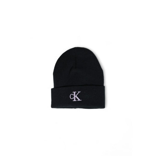 Calvin Klein Jeans Black Recycled Polyester Hat