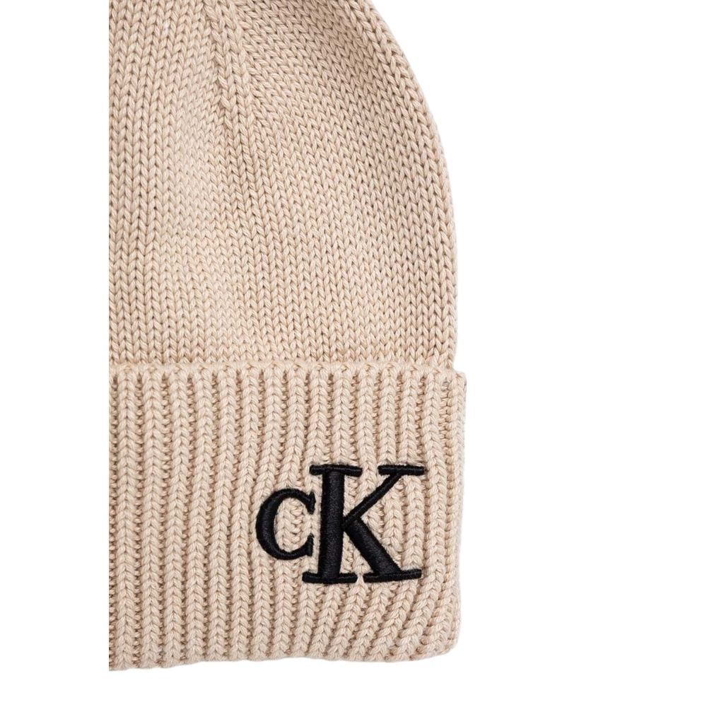 Calvin Klein Beige Cotton Hat