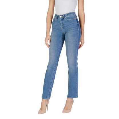 Vero Moda Light Blue Cotton Jeans & Pant