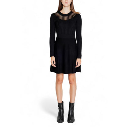 Morgan De Toi Black Viscose Dress