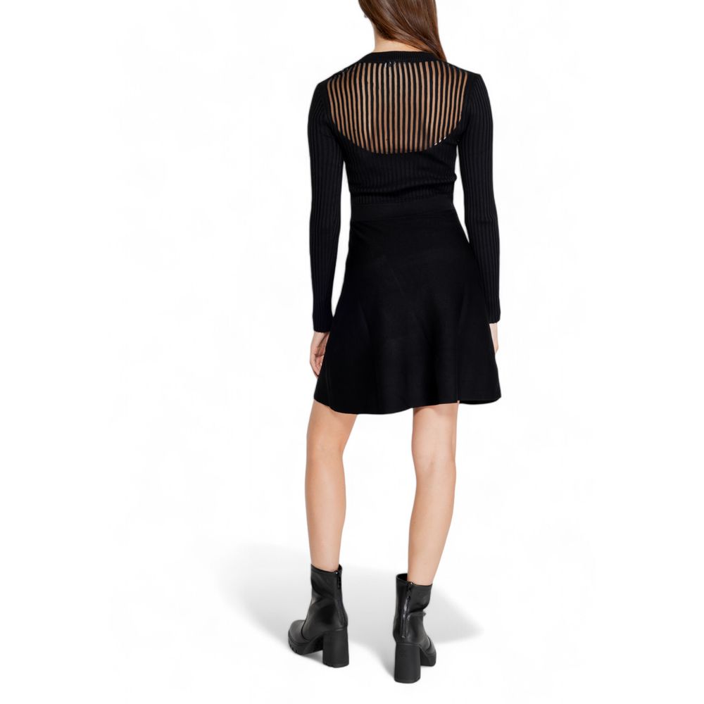 Morgan De Toi Black Viscose Dress