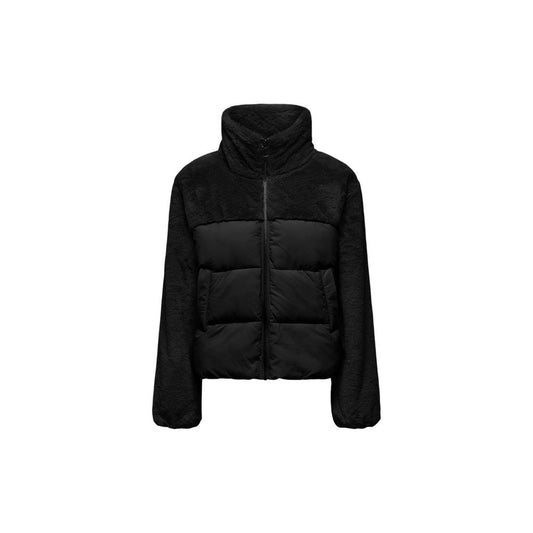 Only Black Polyester Jackets & Coat