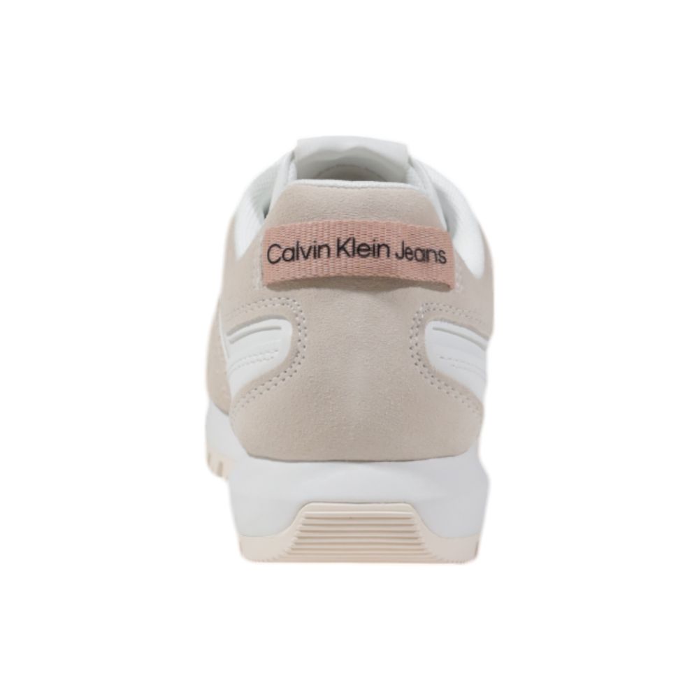 Calvin Klein Jeans White Suede Sneaker