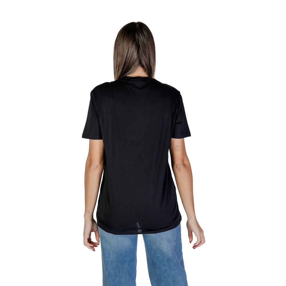 Guess Black Cotton Tops & T-Shirt