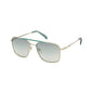 Zadig & Voltaire Gold Metal Sunglasses